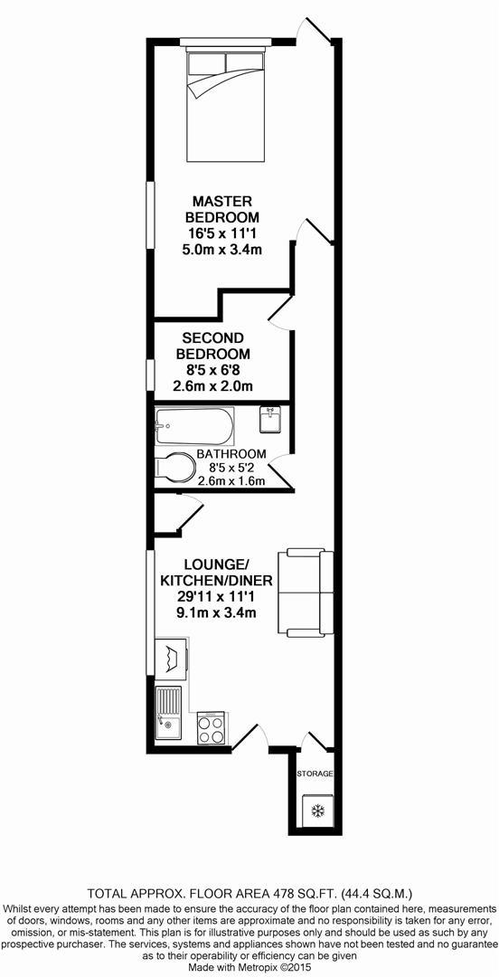 Floorplan for Connaught Road, Roath